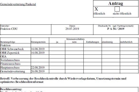 Antrge und Anfragen
